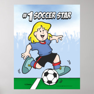 サッカースター ポスター