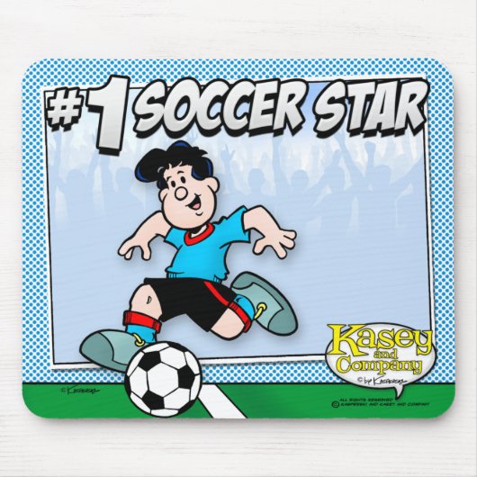 サッカースター マウスパッド (正面)