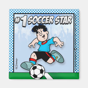 サッカースター マグネット
