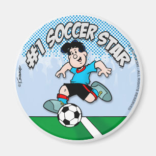 サッカースター マグネット