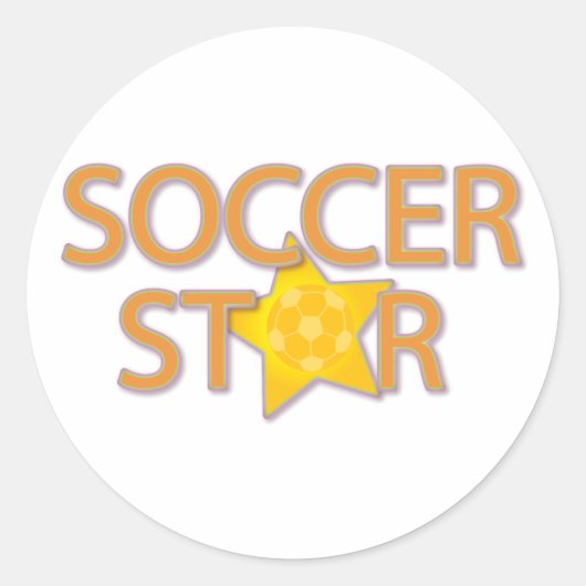 サッカースター ラウンドシール (正面)