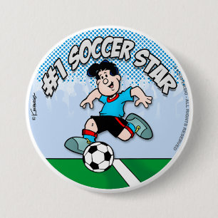 サッカースター 缶バッジ
