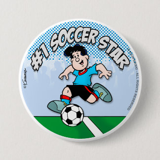 サッカースター 缶バッジ