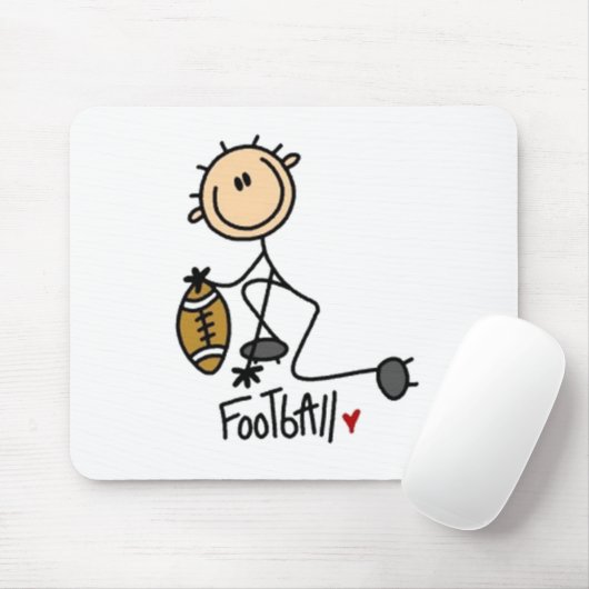 サッカースティックフィギュア マウスパッド (マウス)