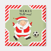 サッカーストッキングのスタッファー マグネット (正面)