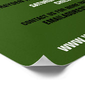 サッカーストライク、サッカー広告の教訓 ポスター (角)