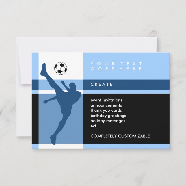 サッカーストライプ選手 (正面)