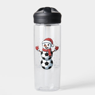 サッカースノーマンクリスマスサンタ野球スポーツ ウォーターボトル