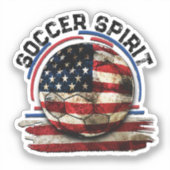 サッカースピリットUSA、サッカーチームUSA シール (正面)