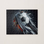 「サッカースプラッシュ」パズル ジグソーパズル (横)