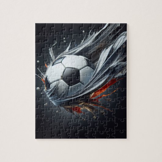 「サッカースプラッシュ」パズル ジグソーパズル (縦)