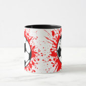 サッカースプラット。 マグカップ (中央)