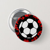 サッカースプラット。 缶バッジ (正面&裏面)