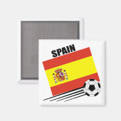 サッカースペインのチーム マグネット (正面/裏面)