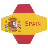 サッカースペインのボールを旗で揚げる サッカーボール (フラット)