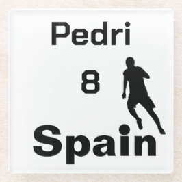 サッカースペインの、カスタマイズ可能 ガラスコースター