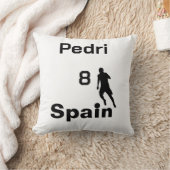 サッカースペインの、カスタマイズ可能 クッション (ブランケット)