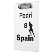 サッカースペインの、カスタマイズ可能 クリップボード (左)