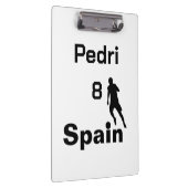サッカースペインの、カスタマイズ可能 クリップボード (右)