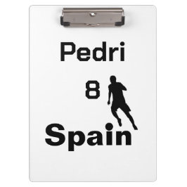 サッカースペインの、カスタマイズ可能 クリップボード