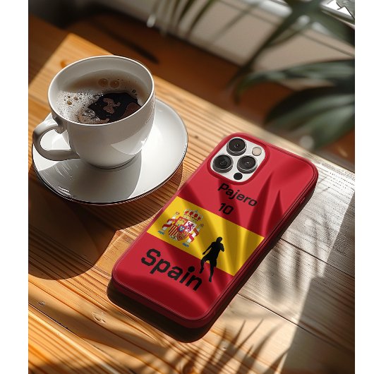 サッカースペインの、カスタマイズ可能 Case-Mate iPhoneケース