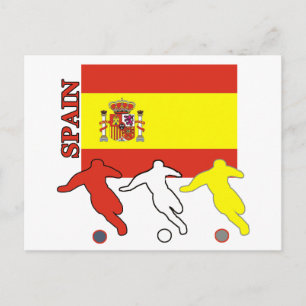 サッカースペイン ポストカード
