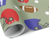 サッカースポーツおもしろいパーティー包装紙 ラッピングペーパー (ロールコーナー)