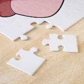 サッカースポーツで豚 ジグソーパズル (側面)