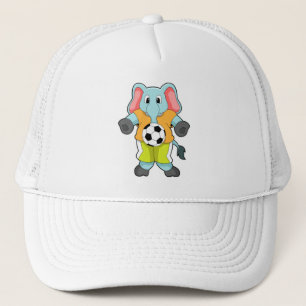 サッカースポーツで象 キャップ