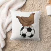 サッカースポーツで鶏を飼う クッション (ブランケット)