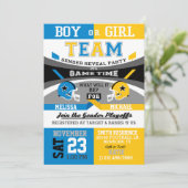 サッカースポーツのジェンダーリビール招待状 招待状 (スタンド正面)