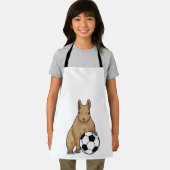 サッカースポーツのリス エプロン (インサイチュ)