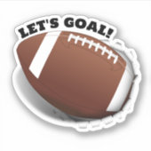 サッカースポーツを引き裂く シール (正面)