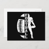 サッカースポーツゲームアメリカンチームおもしろいギフトアイディア ポストカード (正面/裏面)