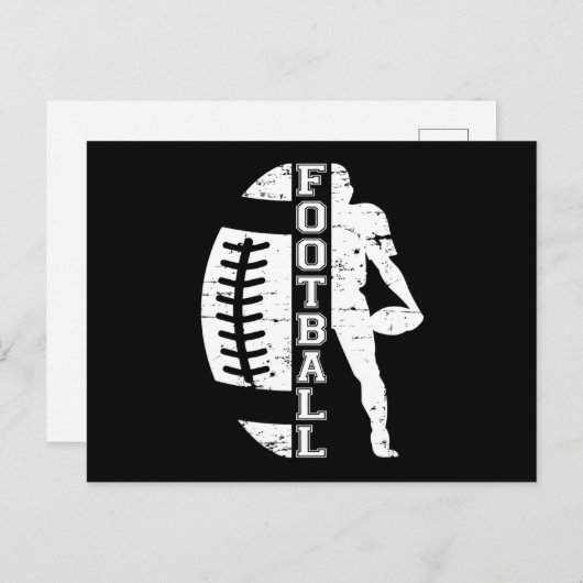 サッカースポーツゲームアメリカンチームおもしろいギフトアイディア ポストカード (正面/裏面)