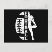 サッカースポーツゲームアメリカンチームおもしろいギフトアイディア ポストカード (正面)