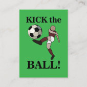 サッカースポーツコーチトレーナー 名刺 (正面)