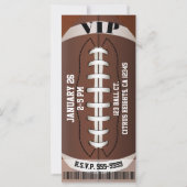 サッカースポーツバースデーパーティーVIPパスチケット (裏面)