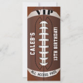 サッカースポーツバースデーパーティーVIPパスチケット (正面)