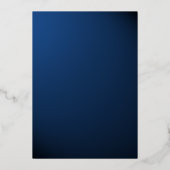 サッカースポーツバーミッツバ 箔招待状 (裏面)