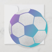 サッカースポーツバー（ユダヤ教の）バル・ミツバー詳細と情報 招待状 (裏面)