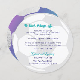 サッカースポーツバー（ユダヤ教の）バル・ミツバー詳細と情報 招待状