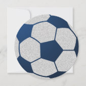 サッカースポーツバー（ユダヤ教の）バル・ミツバー詳細と情報 招待状 (裏面)