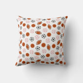 サッカースポーツパターン クッション (裏面)