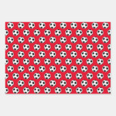 サッカースポーツパーティー ラッピングペーパーシート (正面2)