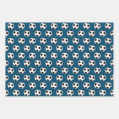 サッカースポーツパーティー ラッピングペーパーシート (正面)