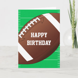サッカースポーツファン誕生日 カード