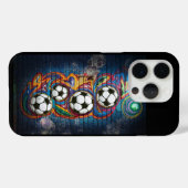 サッカースポーツフォンケース鮮やか保護ケース Case-Mate iPhoneケース (裏面 (横))