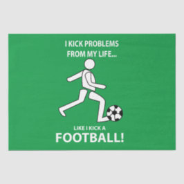 サッカースポーツプレーヤーサッカーサッカー 薄葉紙