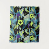 サッカースポーツボールゲーム タペストリー (正面)